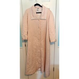 Vintage Miss Dior MS 495 B Housecoat – Pink Quilted, Minor Flaws Noted - Union